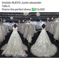 Vestido NUEVO Justin alexander 4252