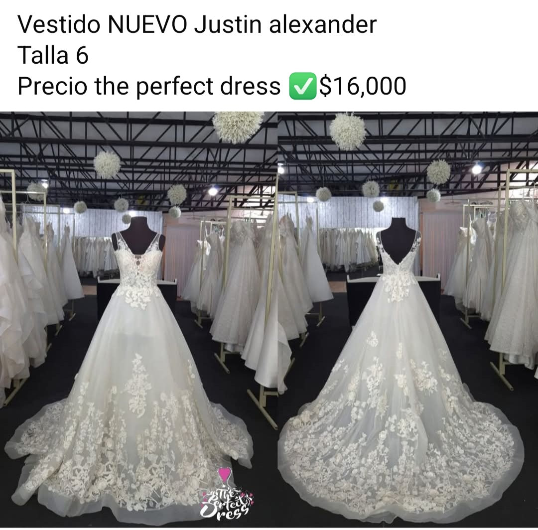 Vestido NUEVO Justin alexander 4252